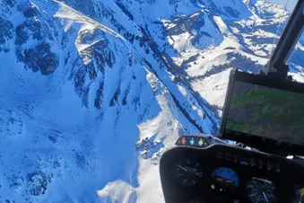 Schwarzsee Rundflug im R22