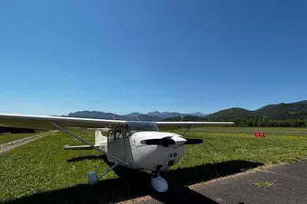 Le Mythique Cessna "Hotel Tango" d'un peu plus loin