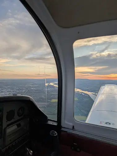 Mega-Rundflug über dem Rhein-Main-Gebiet