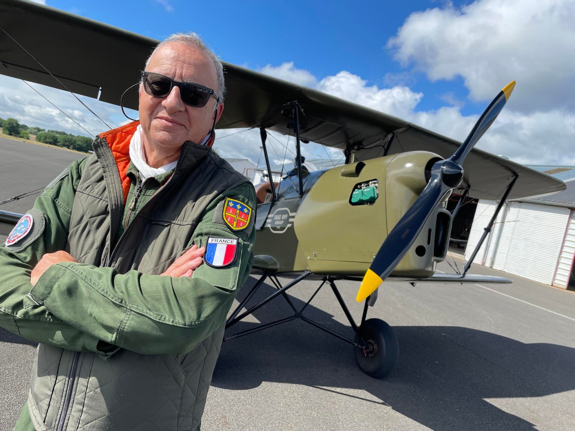 Je pilote également ce magnifique Stampe