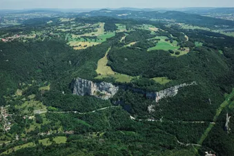 Gorges de la Loue, Besançon & citadelle vues du ciel