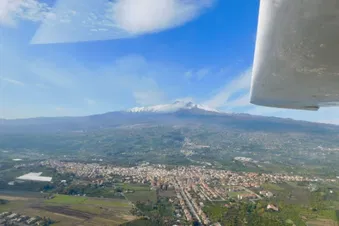 Flying East to West from Catania to Trapani