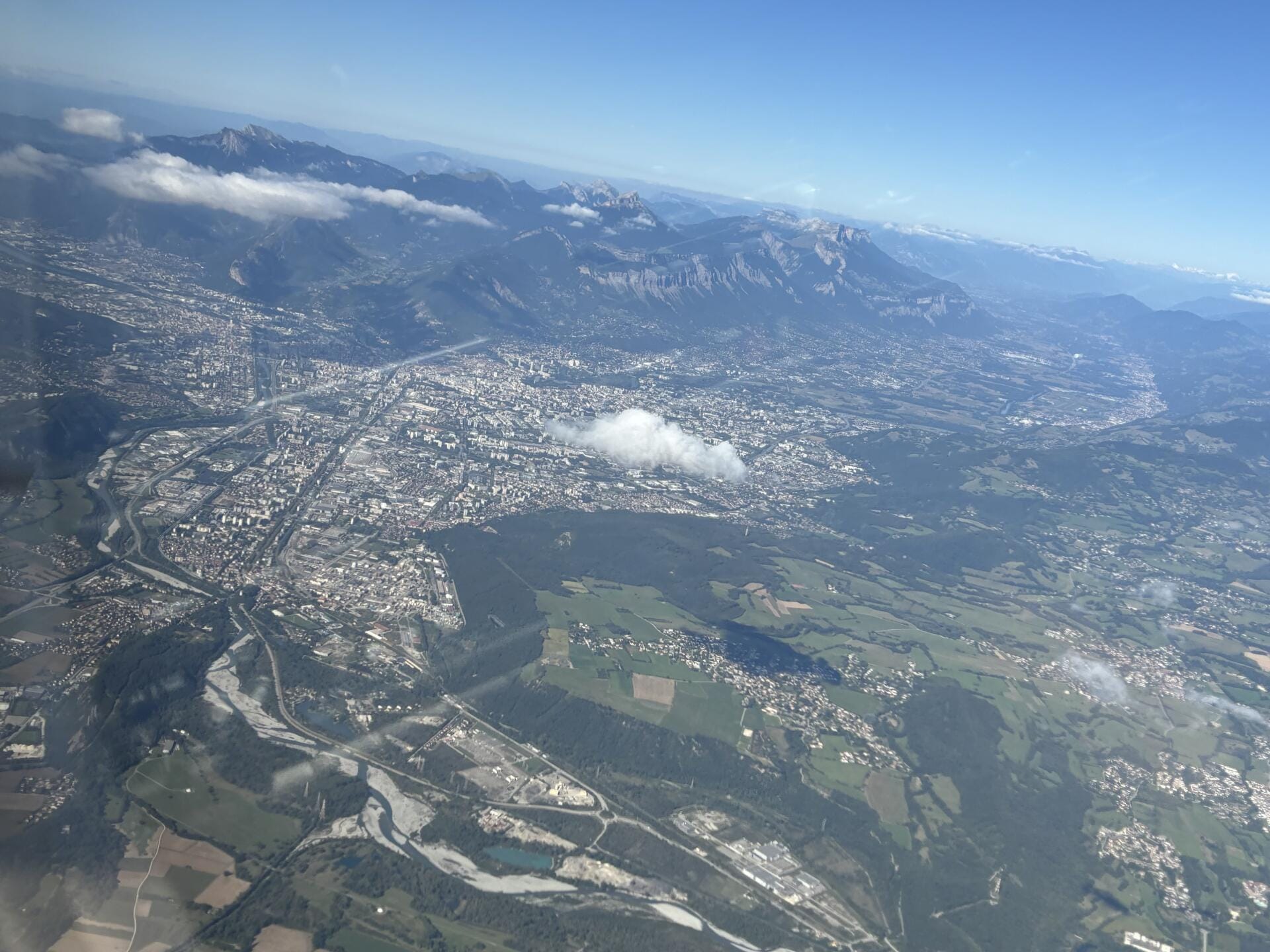 Lyon vue du ciel - de jour