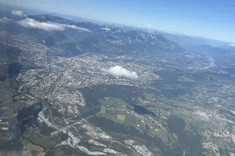 Lyon vue du ciel - de jour