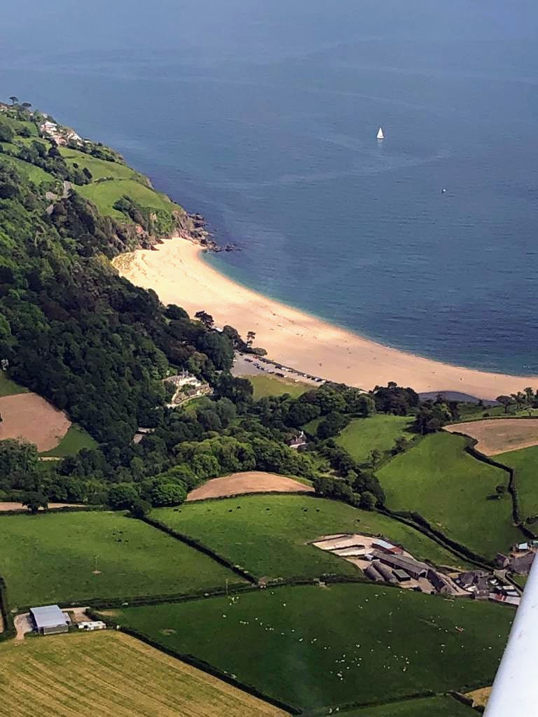 Fly to Salcombe Bolt Head in Devon for the day