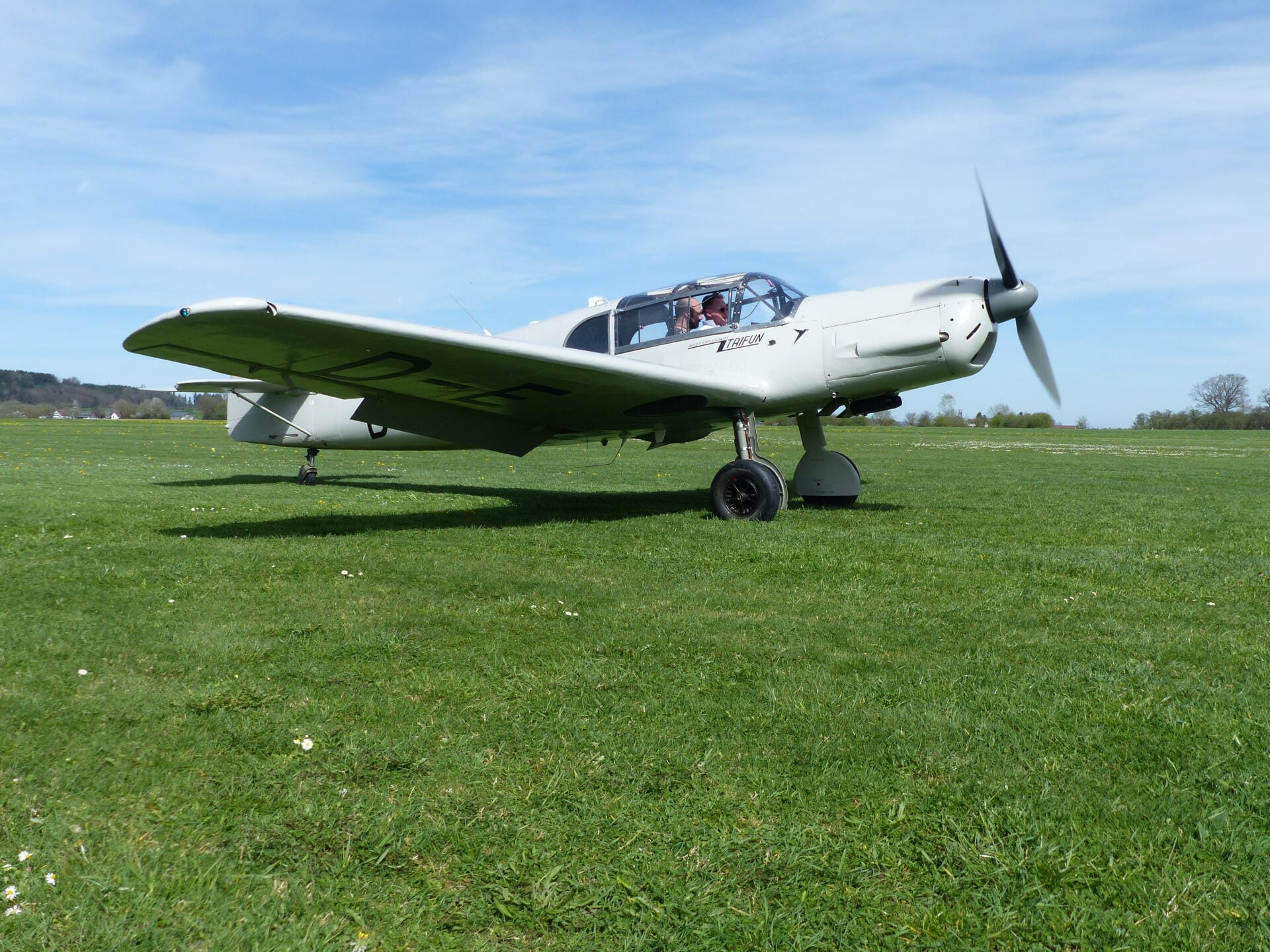 Flug mit einer Original Me-108 Messerschmitt Taifun