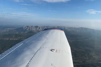 La sainte victoire de Cézanne, d’en haut.