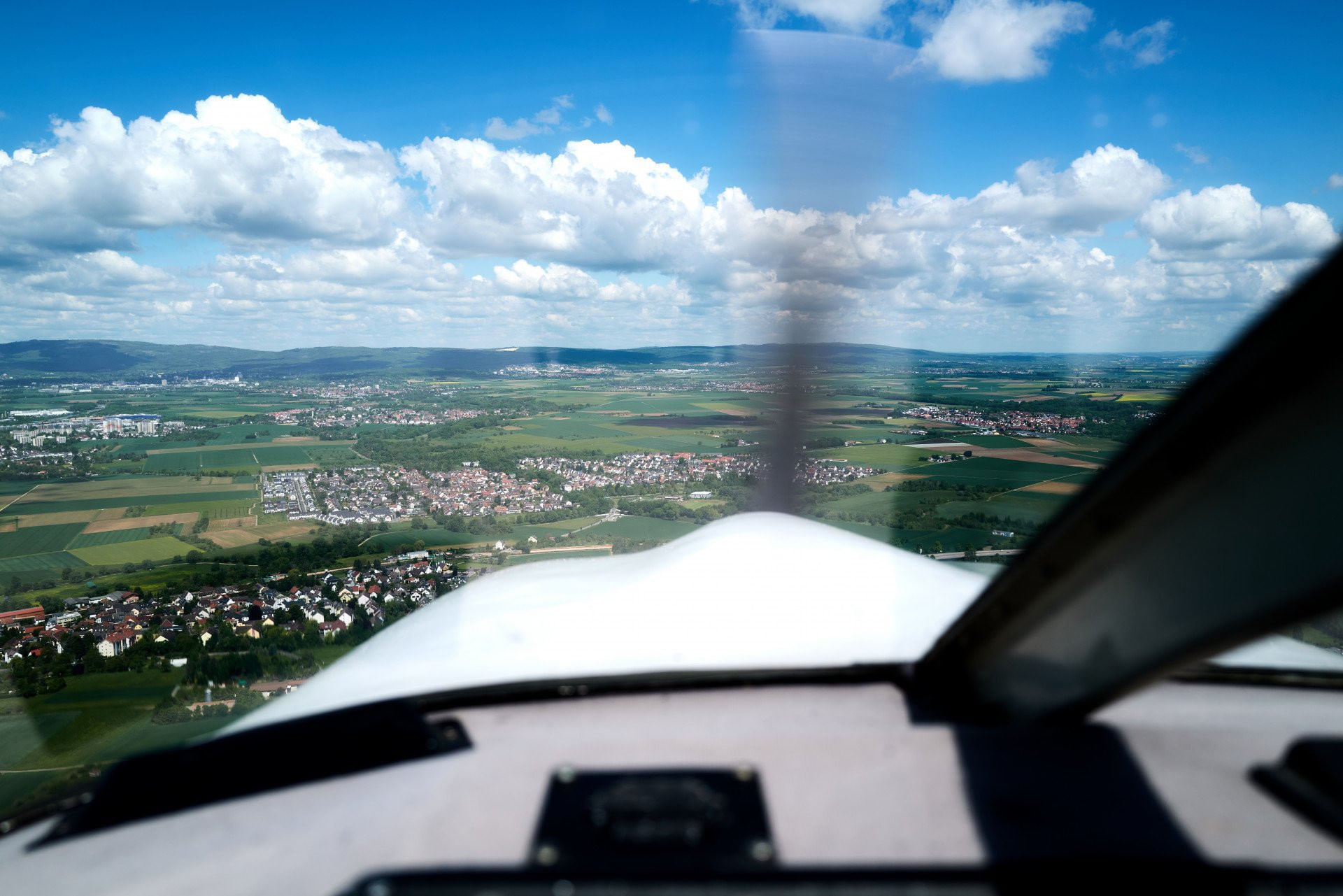 Dein Blick vom Cockpit