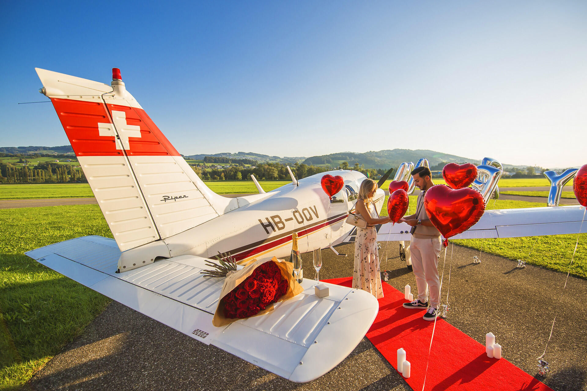 Der perfekte Antrag (Rundflug) 😍 // the perfect proposal 😍