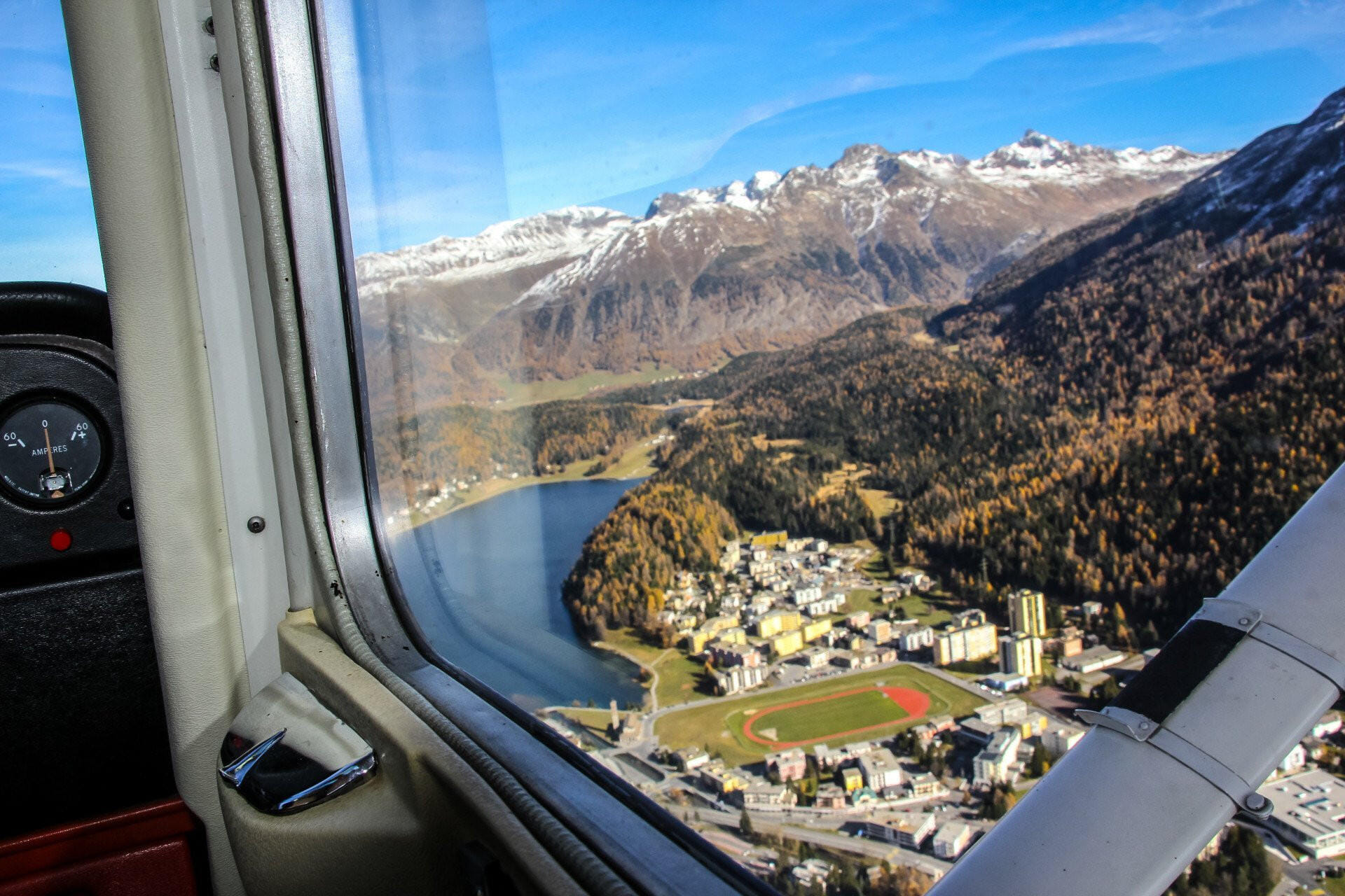 Überflug St. Moritz Bad