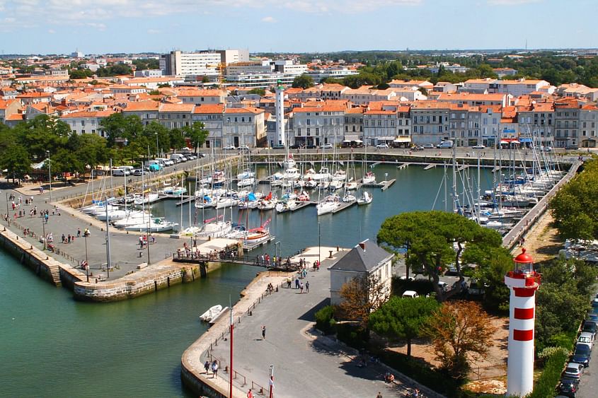 Cap La Rochelle en hélicoptère