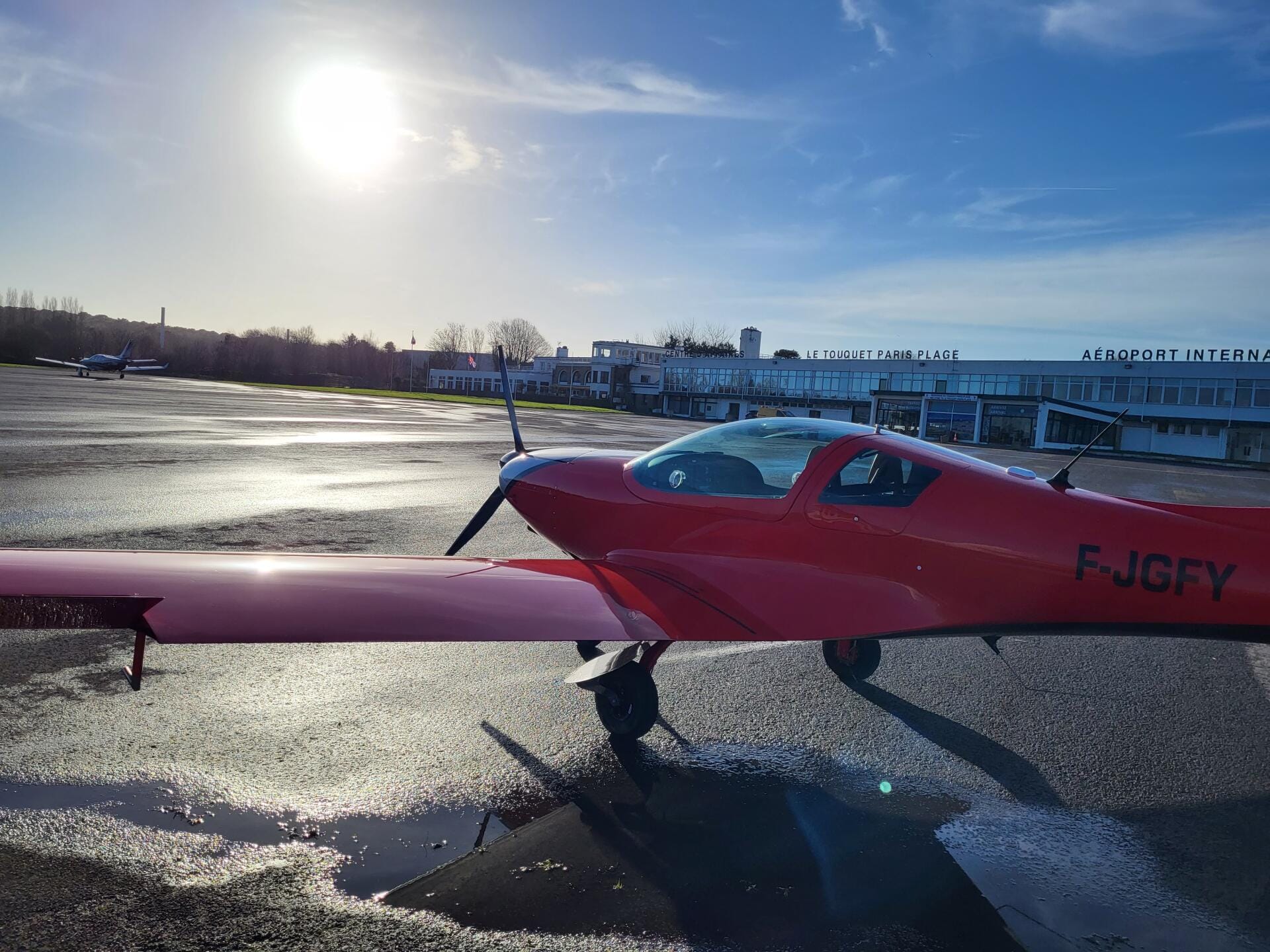 On a cold december day at Le Touquet