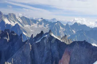 Vol au Mont Blanc et Cervin avec pause cafè ou repas á Sion