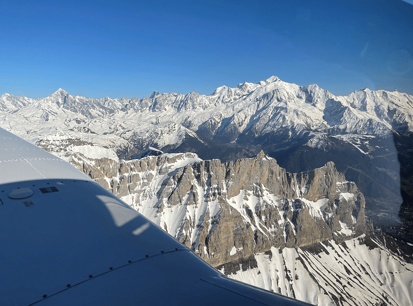 Vol d'Alpes - Genève - Grimentz - Mont-Blanc - Aravis