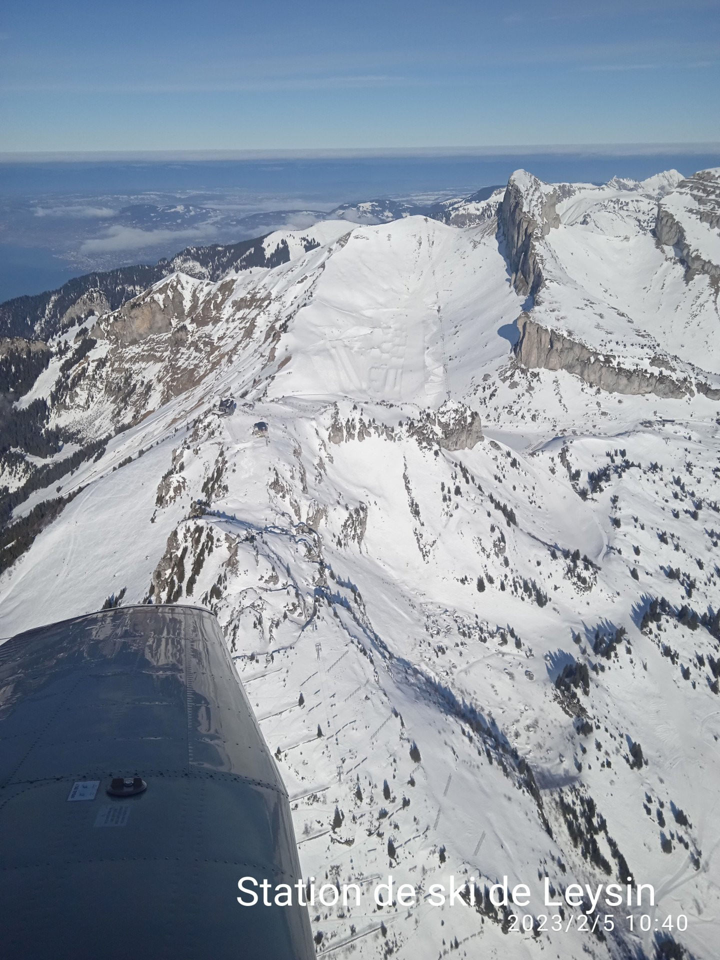 Vol d'alpes avec vue du Cervin