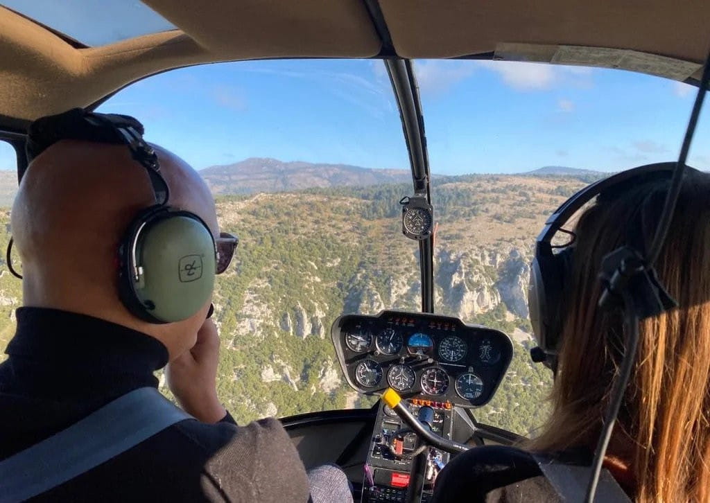 Initiation Hélicoptère R44 (+2 Passagers) | 45m