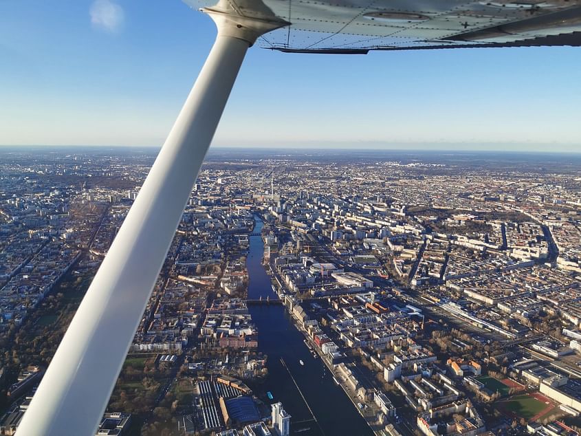 Berlin, Tegel & Potsdam from above (2-3 passengers)