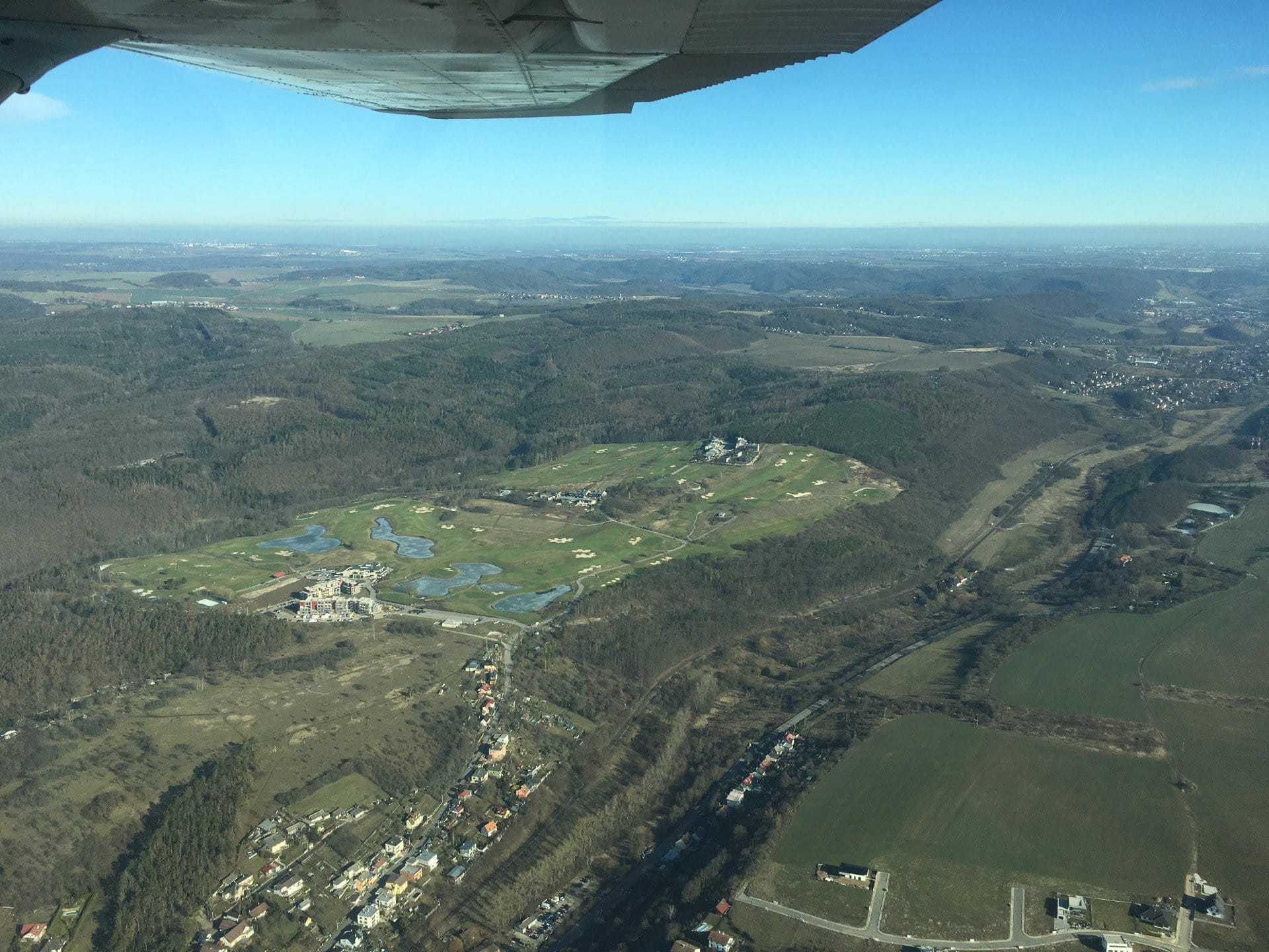 60 minute sight seeing flight around Prague