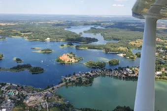 Sightseeing over Trakai and Kernave hills