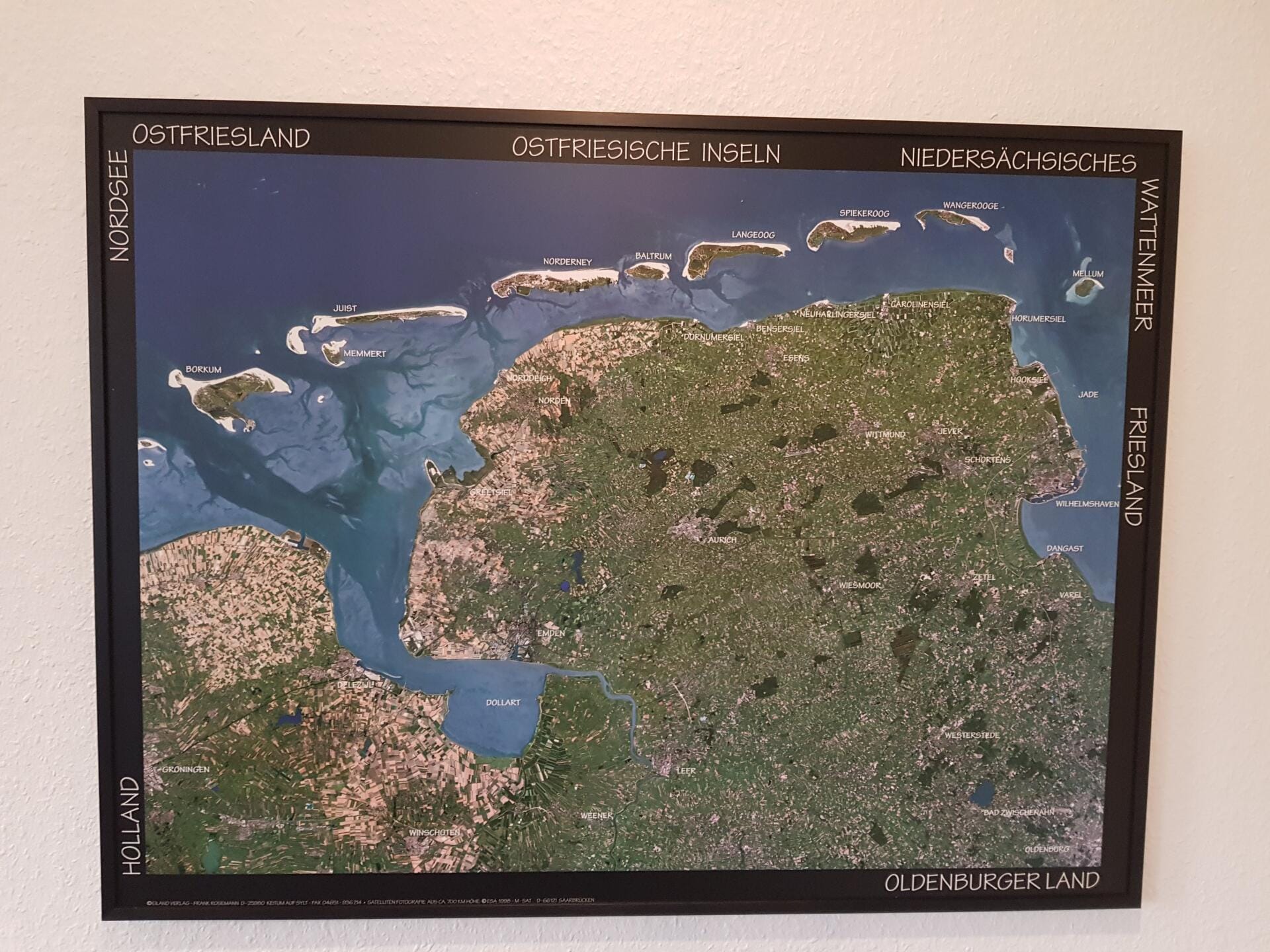 Norddeutschland mit Ostfriesische Inseln