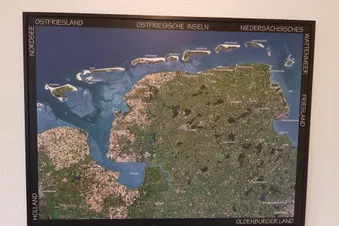 Norddeutschland mit Ostfriesische Inseln