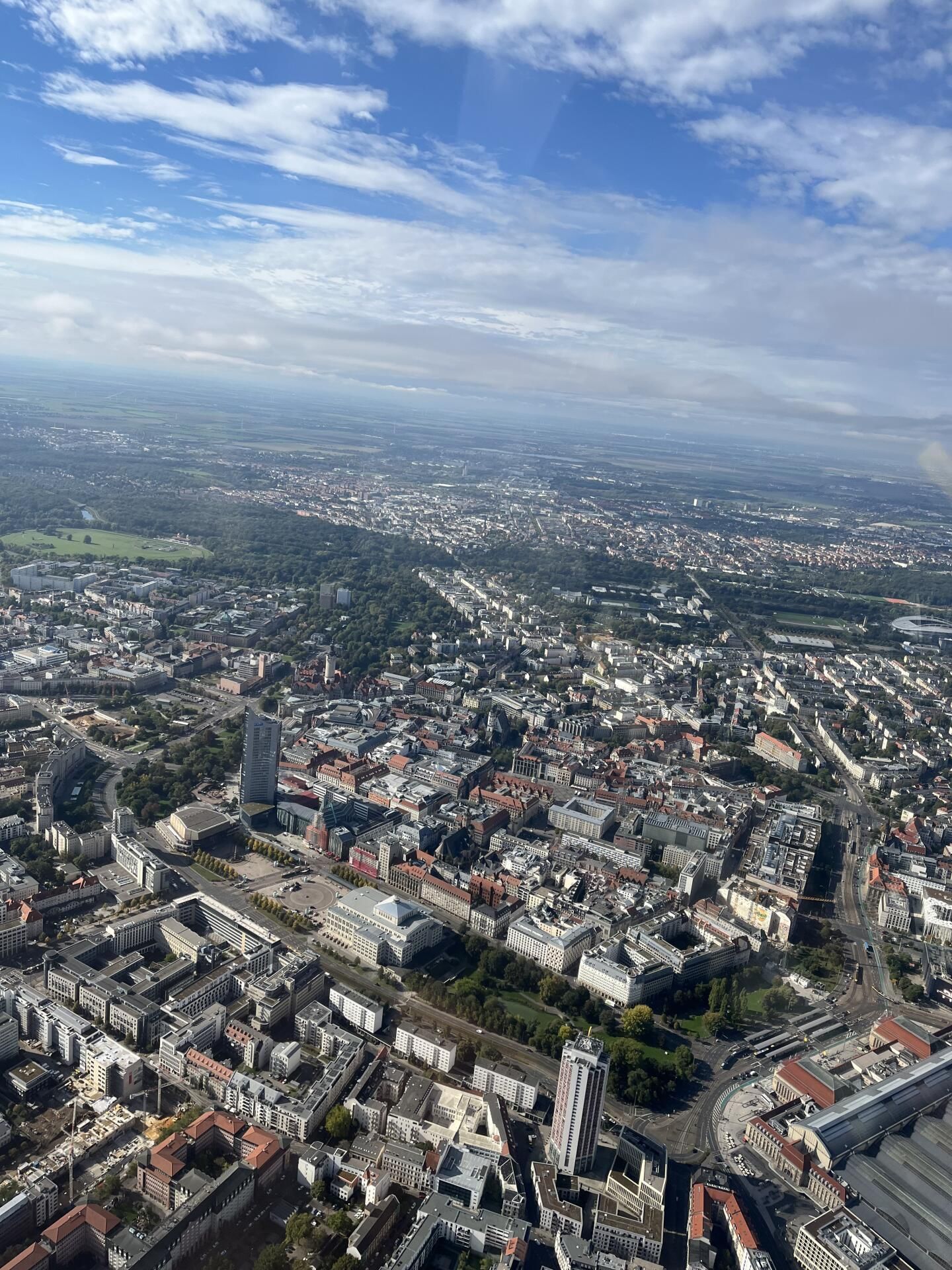 Rundflug im Raum Leipzig