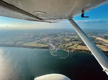 Survol Suisse normande et plages du débarquement