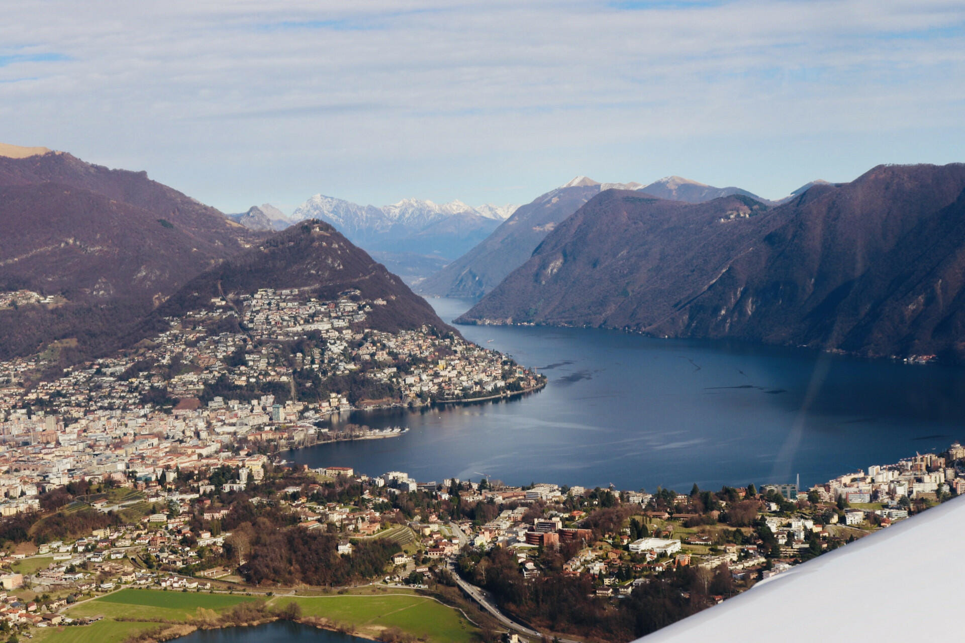 The fabulous Lugano City at sunset.🌅