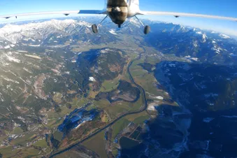 Blick Richtung Admont und dem Gesäuse