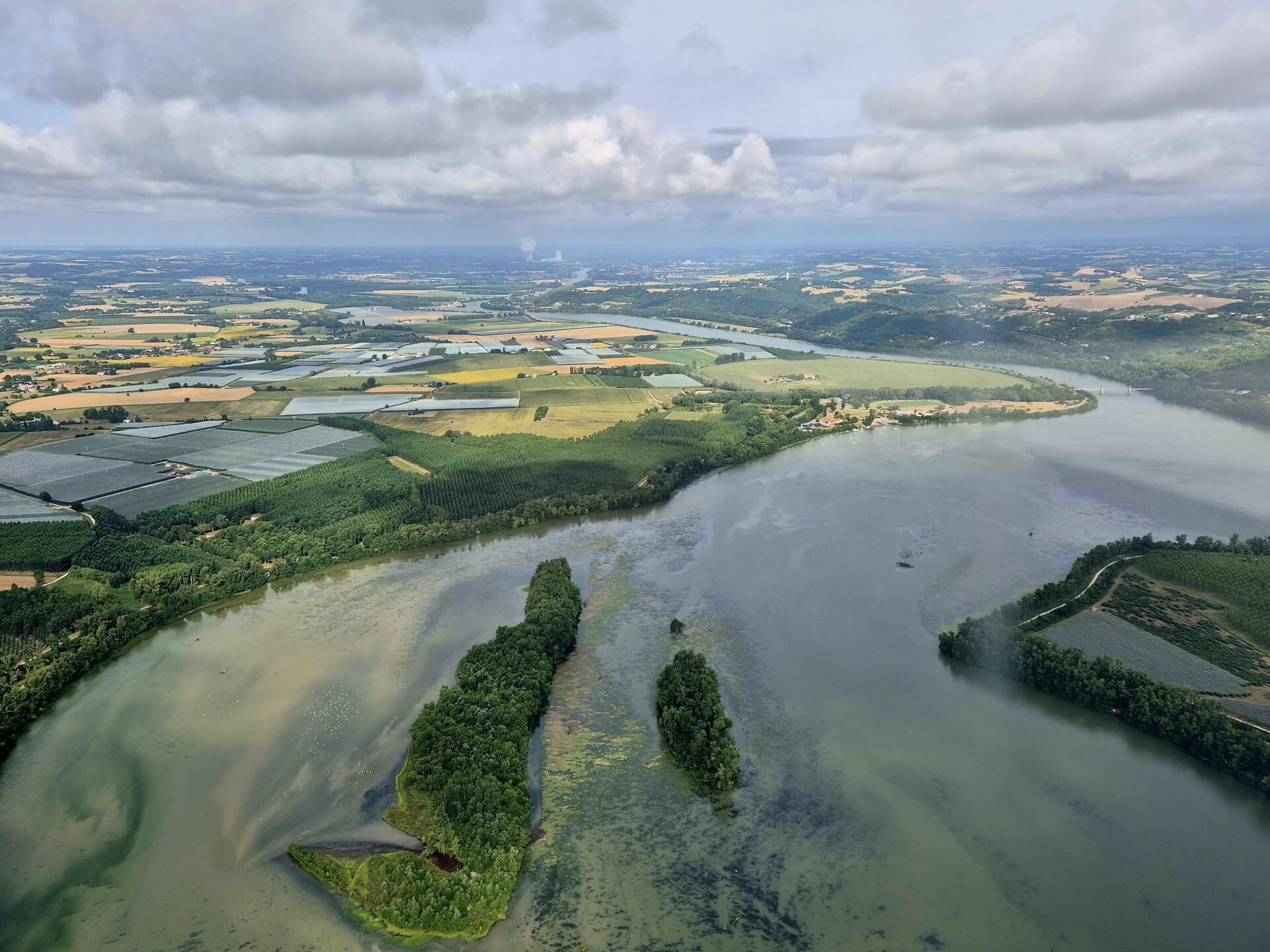Plan d'eau du confluent du Tarn et de la Garonne