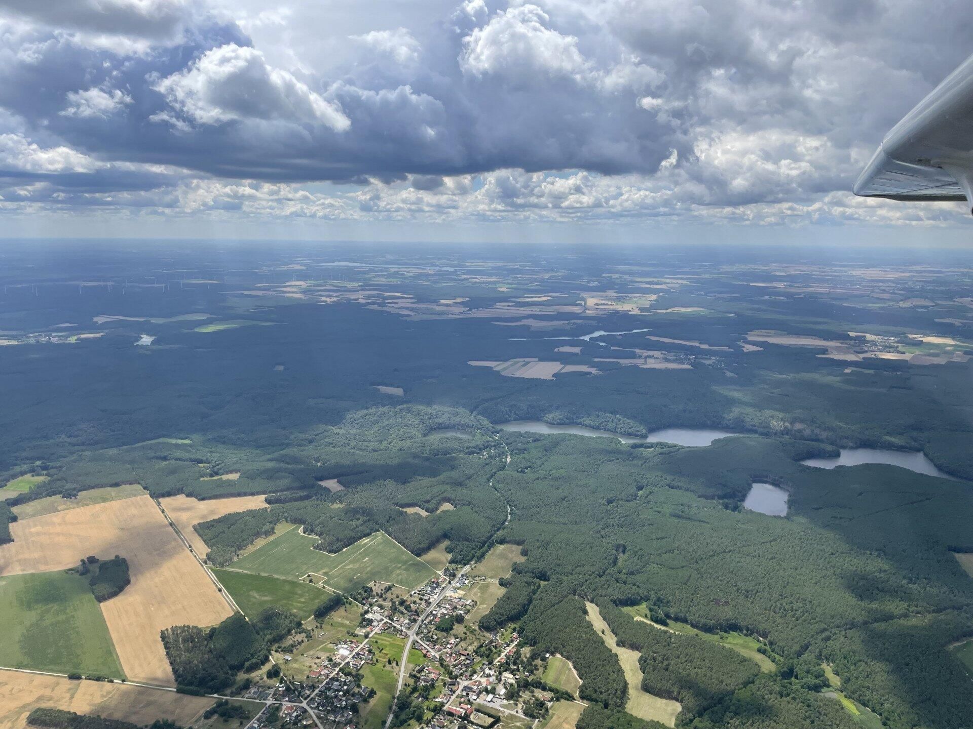 Barnim und die Uckermark an der Oder entlang