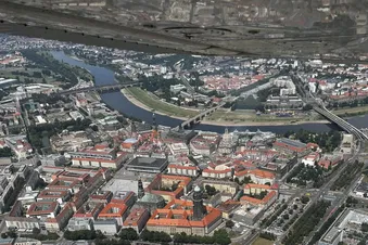 Schloss Moritzburg - Dresden - Meißen Rundflug