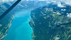 Abflug-Zürich: Eiger Mönch Jungfrau Aletschgletscher Titlis