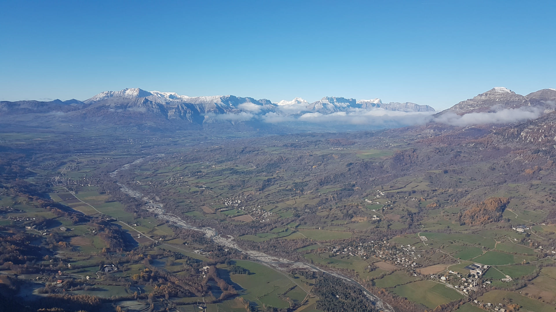 Alpes du Sud, lac de Serre-Ponçon, via lac de Sainte-Croix
