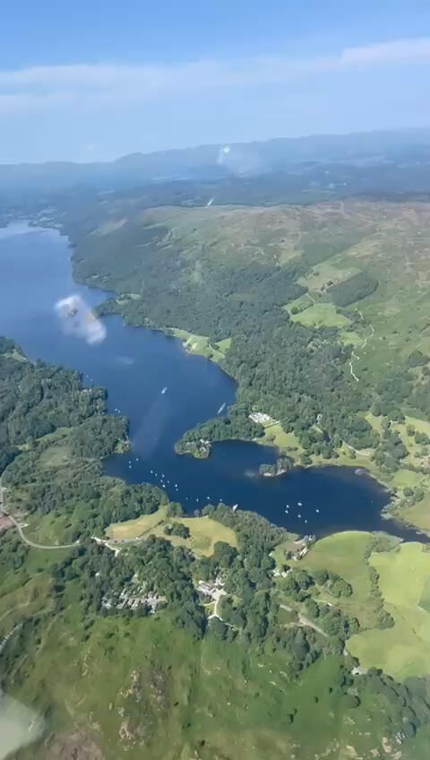 Blackpool coast-Lake Coniston-Lake Windermere ✈️
