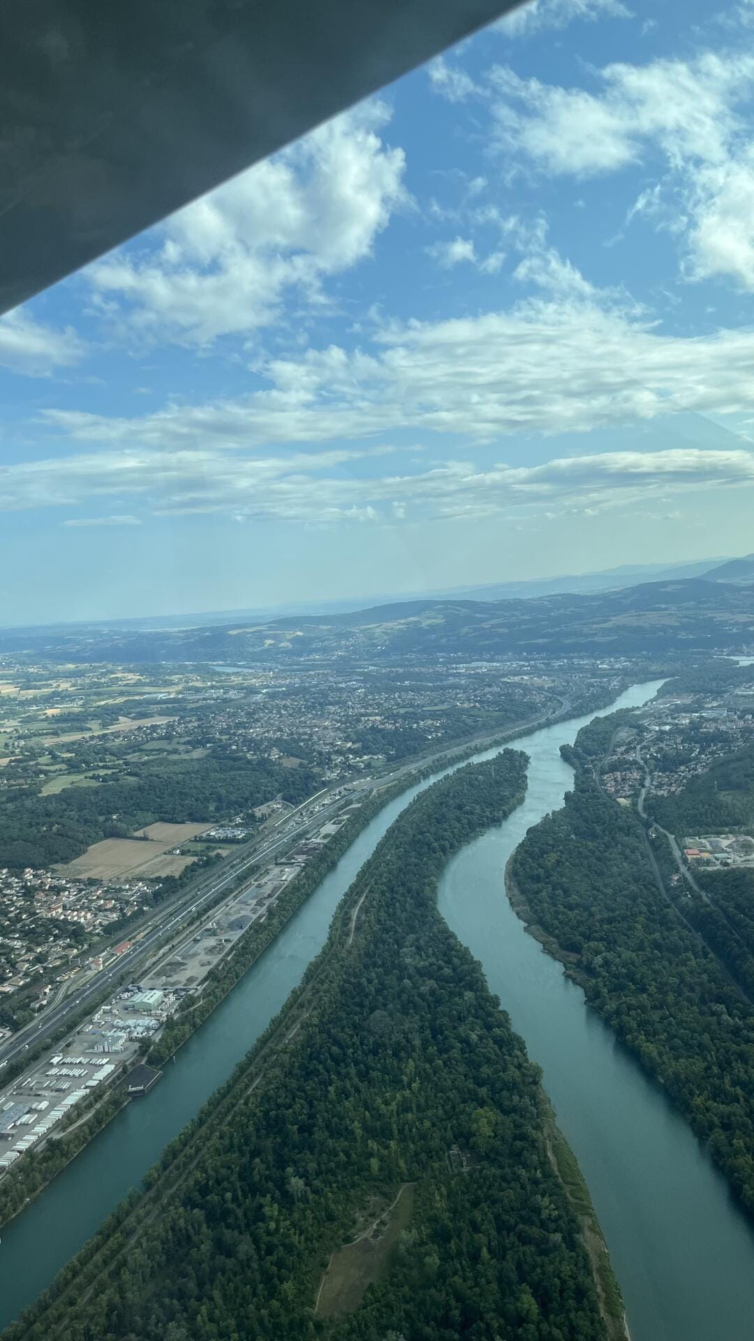 Balade aérienne, Vienne, La Tour du Pin, Chambéry, Annecy...