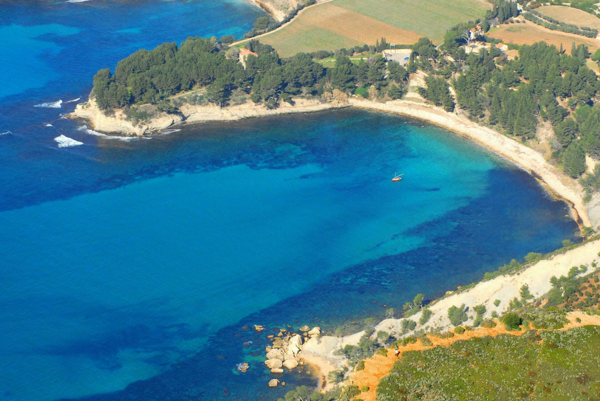 Vol hélicoptère calanques Marseille et Cassis 30 min