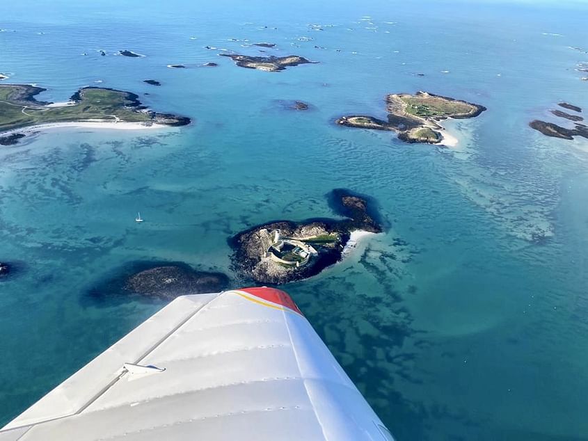 Survol côtier du Finistère Sud