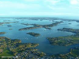 Tour du Golfe du Morbihan et de la ria d'Etel en avion