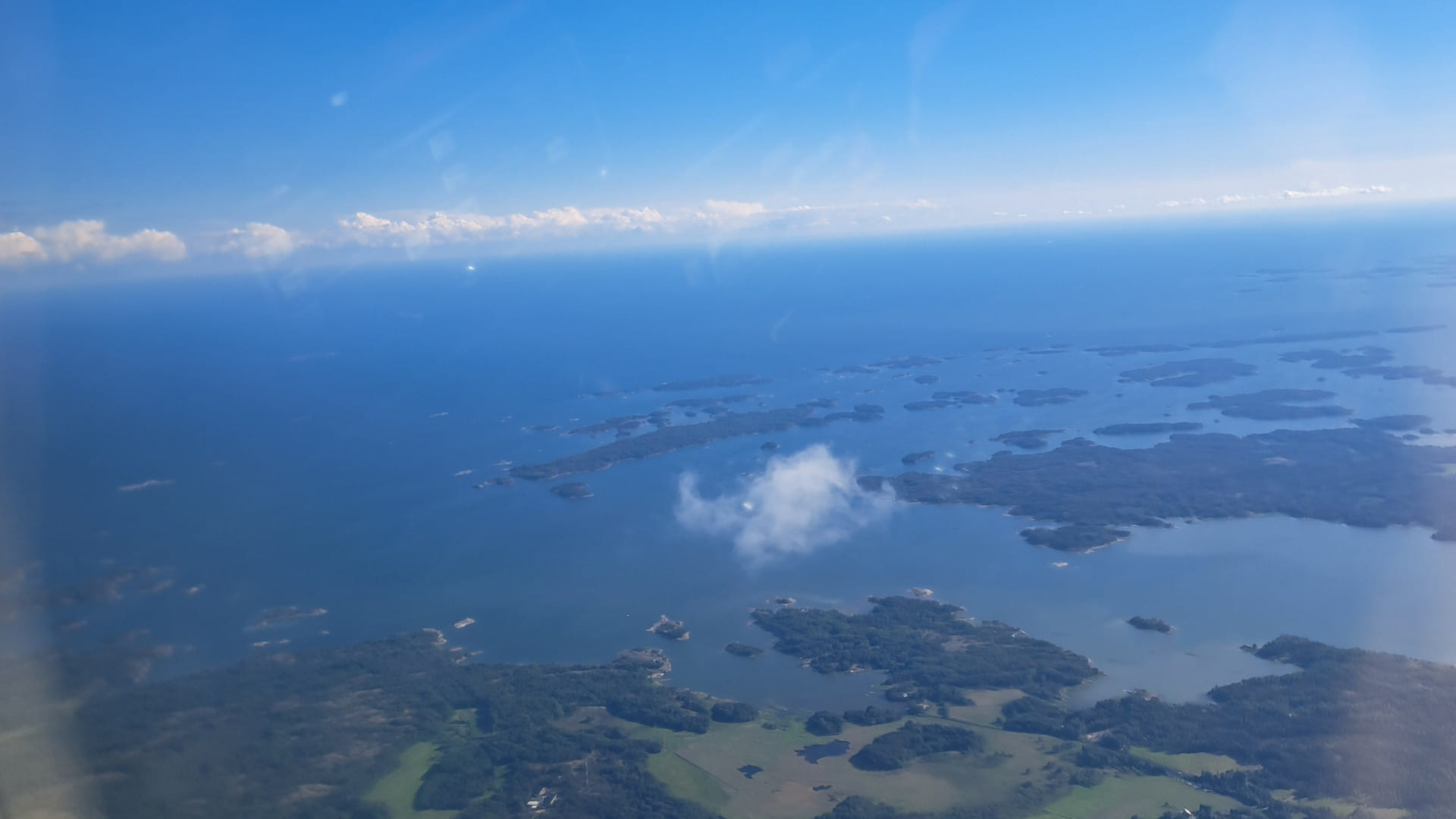 Finland's southern coast in the summer