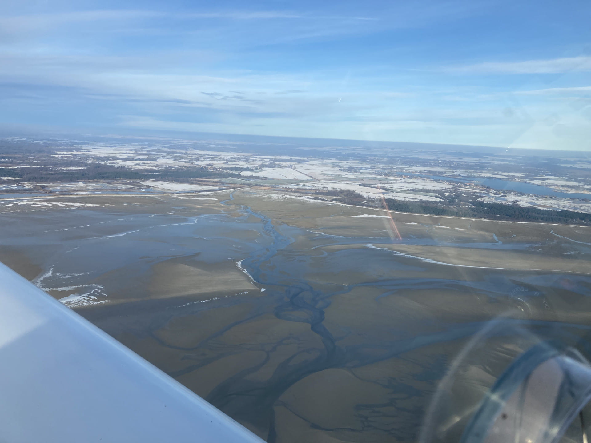 Les falaises du Treport vues du ciel