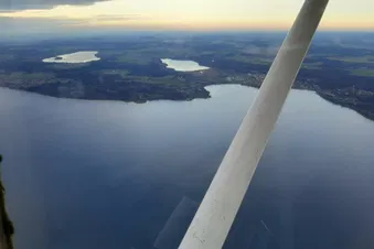 Kurzflug über 4 bayrische Seen