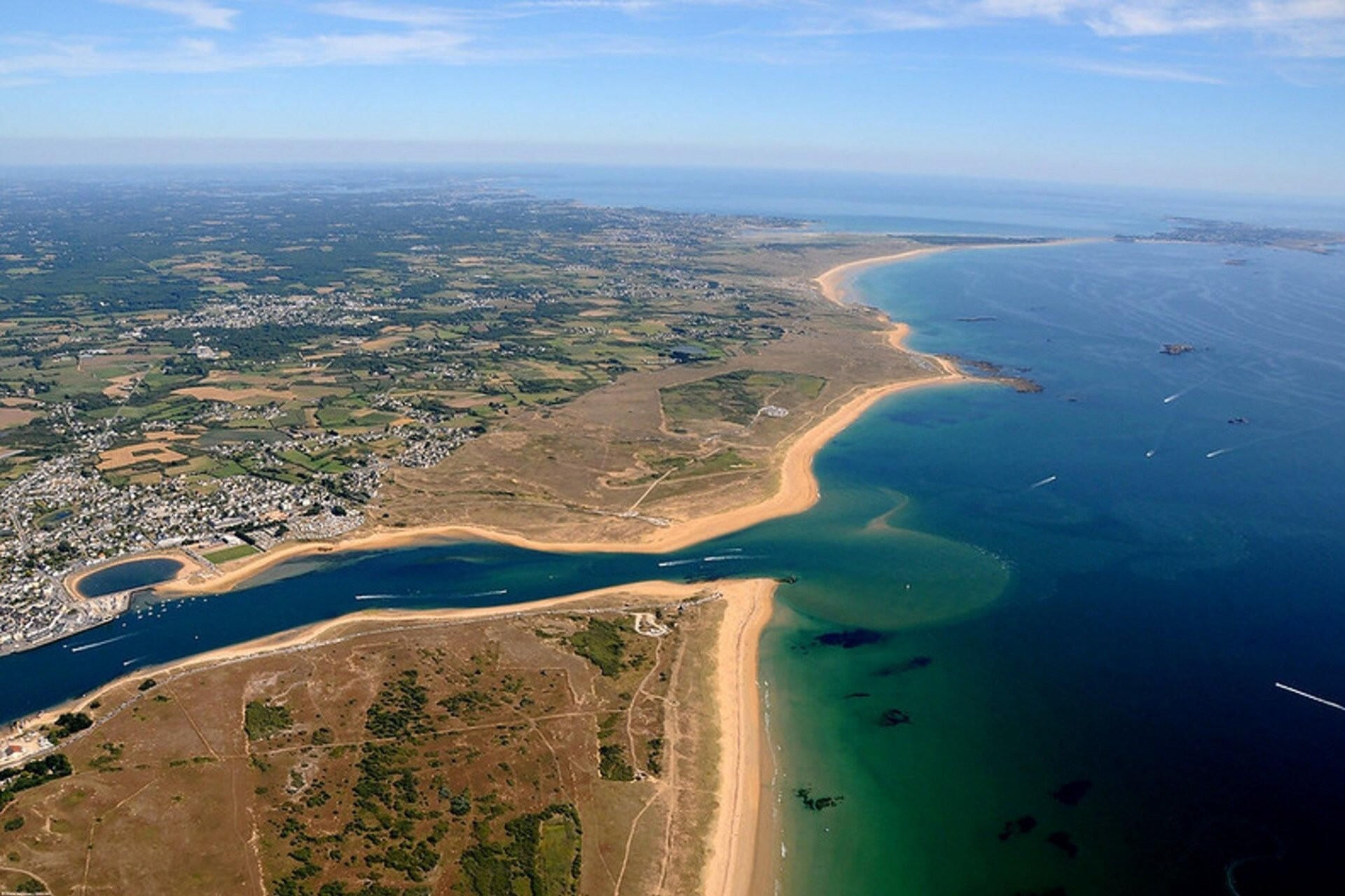 Tour du Golfe du Morbihan et de la ria d'Etel en avion