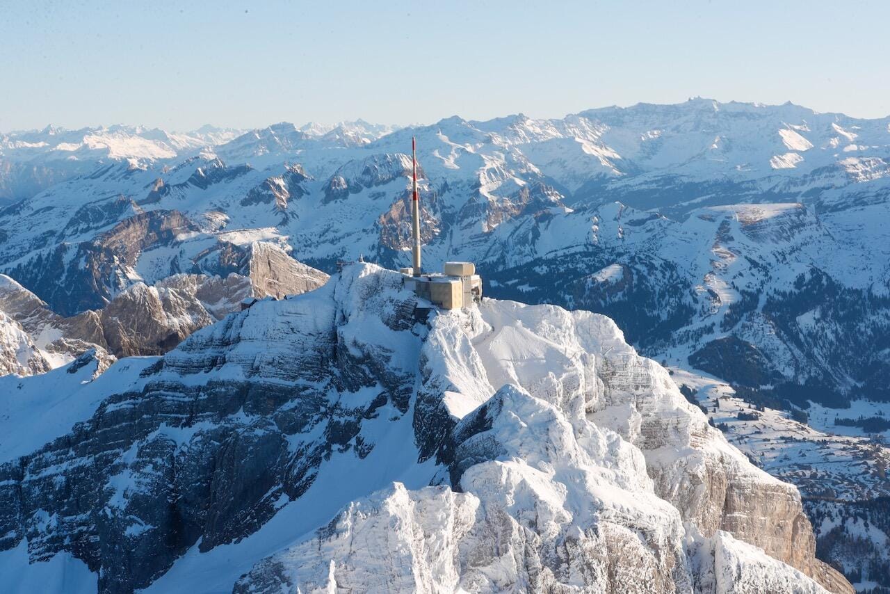 Säntis im Sonnenuntergang