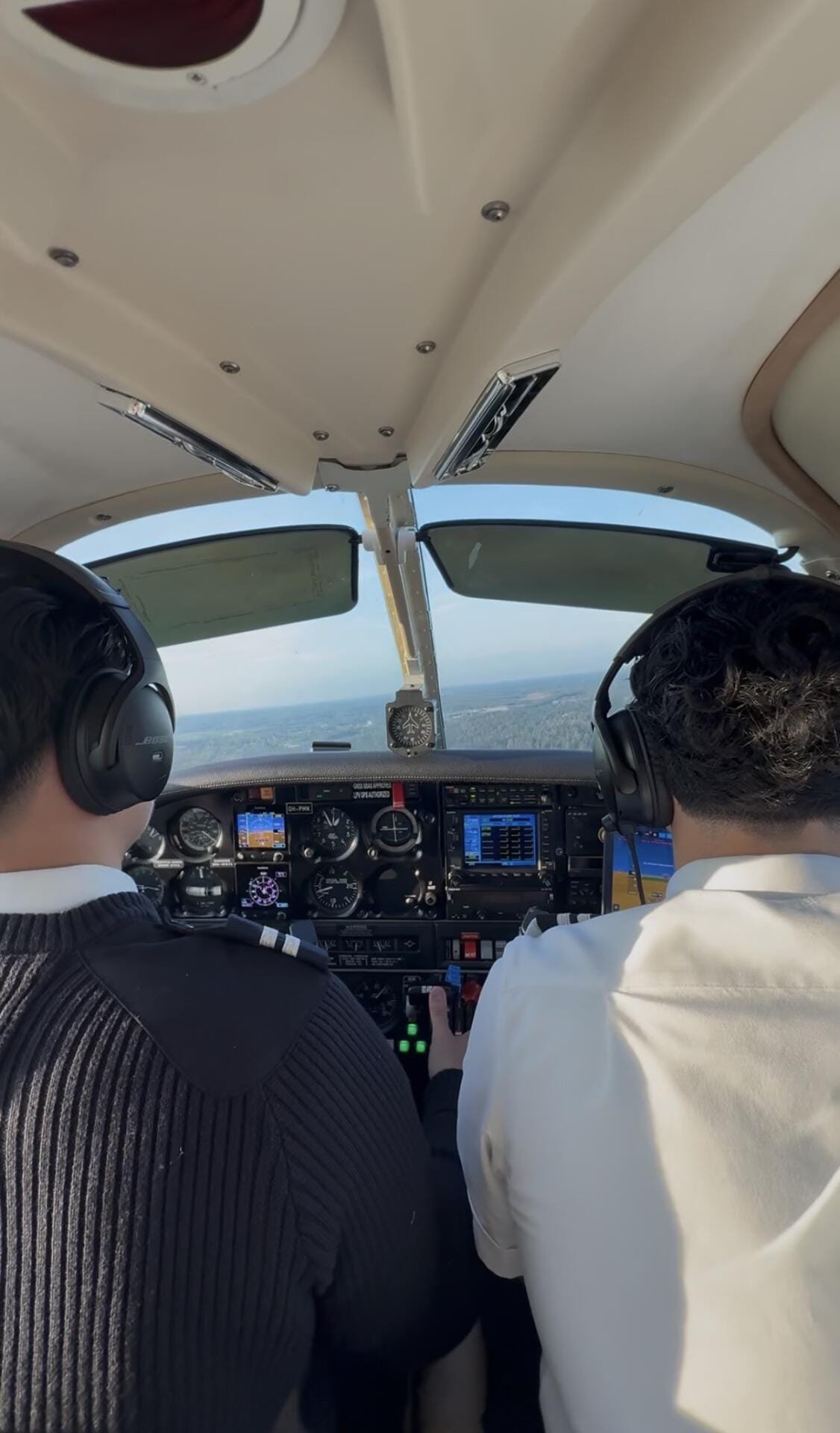 Private Flight Over Helsinki City
