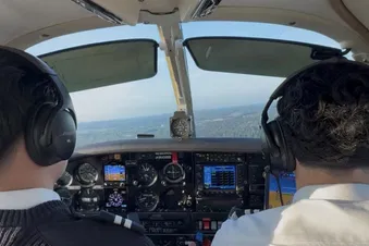 Private Flight Over Helsinki City