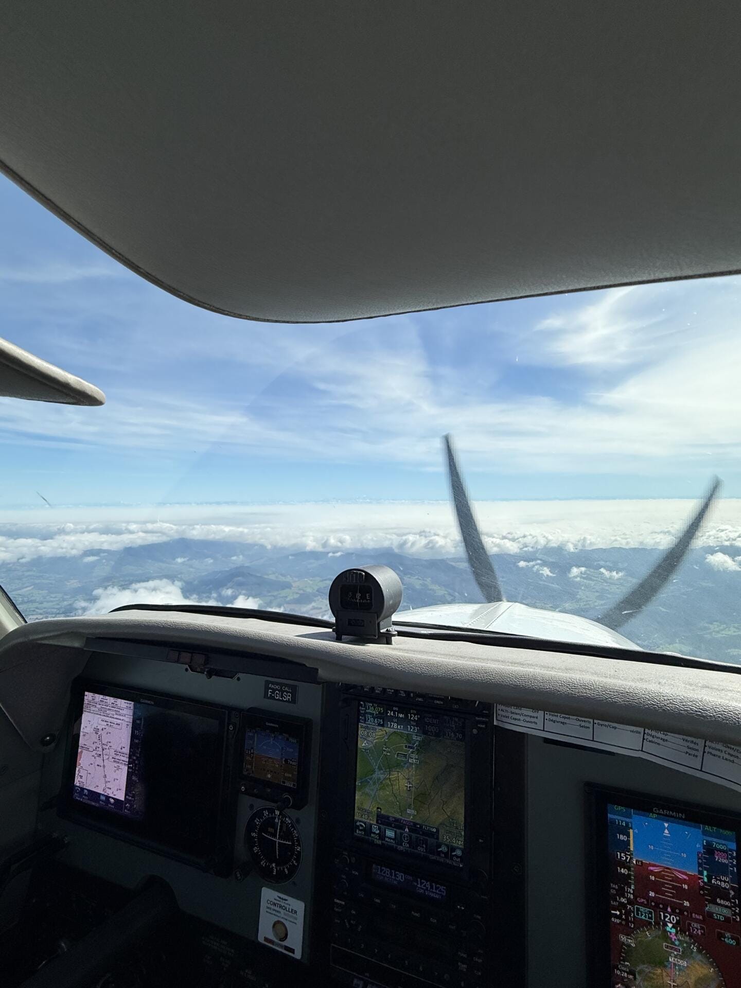 ✈️ Excursion Pontoise – Grenoble en Beechcraft Bonanza 36