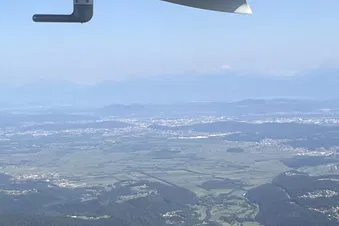 A panoramic flight overseeing Istra Croatia