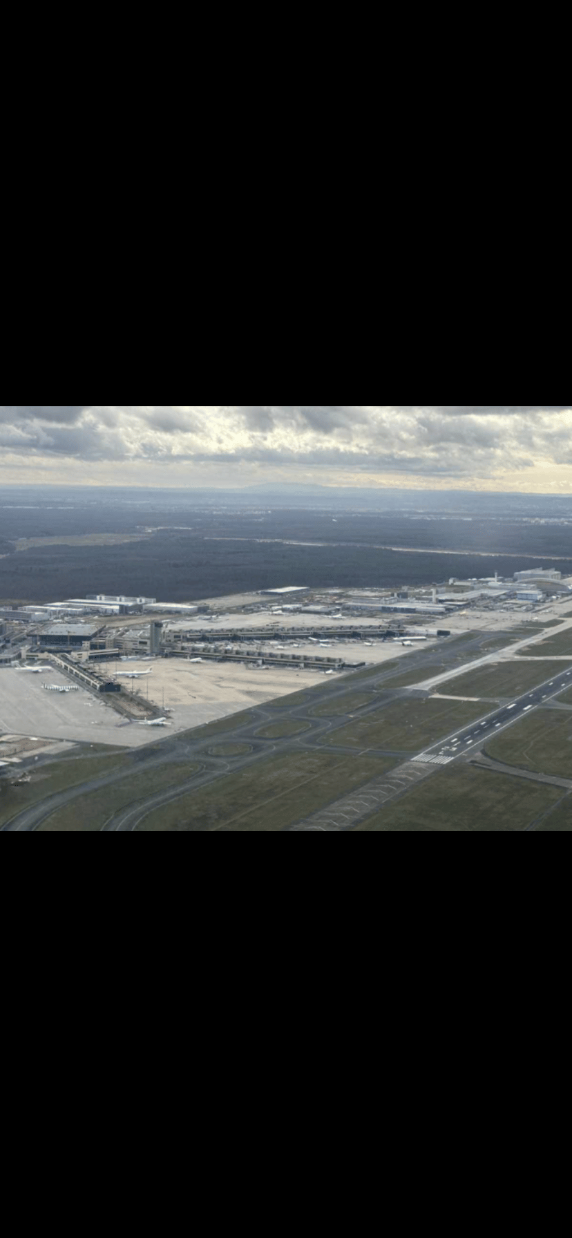 International Airport Frankfurt von oben