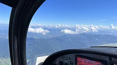 Kunstflug im Alpenvorland - in einem Militärtrainer
